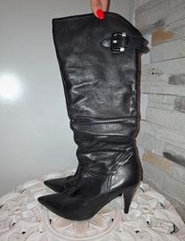 Stivali vintage anni 2000 in pelle made in Italy 