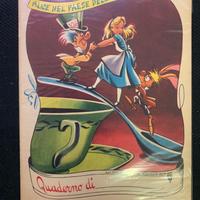 Quaderno alice n.6 disney ricordi 1950