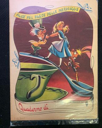 Quaderno alice n.6 disney ricordi 1950