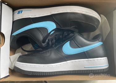 Nike Air Force 1 nere/azzurre