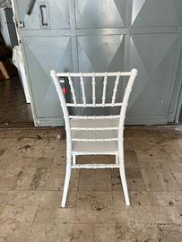 N°12 Sedie Chiavari bianca