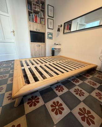 Letto in legno stile giapponese tatami