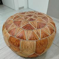  Grande Pouf vera pelle 