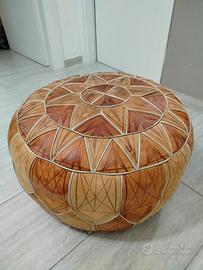  Grande Pouf vera pelle 