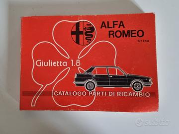 ALFA ROMEO GIULIETTA 1,8 - Catalogo Parti Ricambio