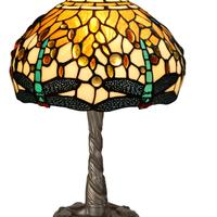 Tiffany style lampada abat-jour casa letto vetro