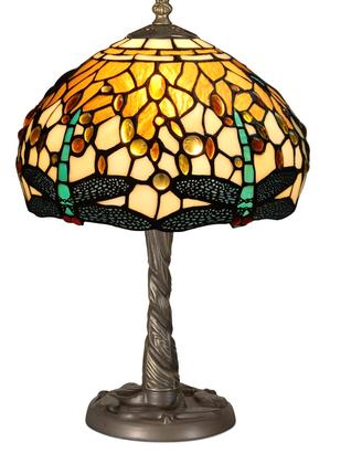 Tiffany style lampada abat-jour casa letto vetro