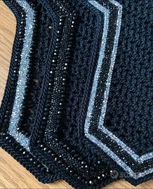cuffie cavallo con glitter e perle