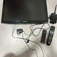 Tv samsung led 22 pollici e mini decoder digitale