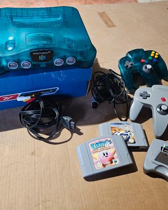 Nintendo 64 con 2 joystick e 2 giochi