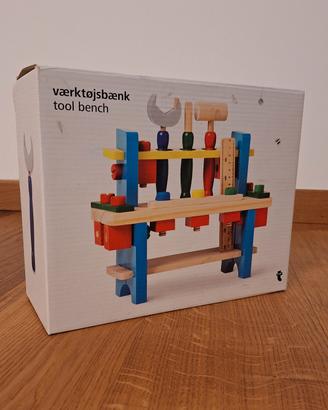 Gioco bambino in legno NUOVO - banco da lavoro