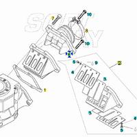 Flangia carburatore 28 mm Aprilia RS 125 AP0267918