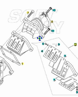 Flangia carburatore 28 mm Aprilia RS 125 AP0267918