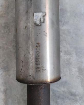 marmitta centrale originale per Opel corsa OPC 