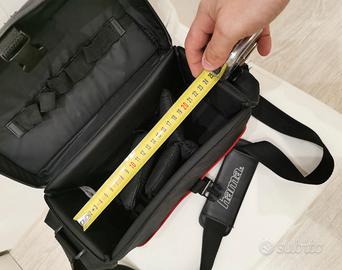 borsa fotografica con tracolla e spaziosa