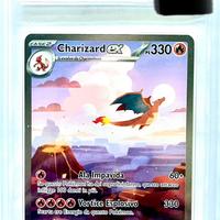 Charizard ex 199/ 165 gradato 10 ita