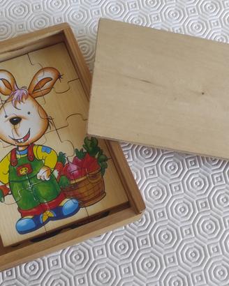 Puzzle in legno per bambini 3 anni