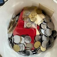 Lotto 12kg di monete della repubblica