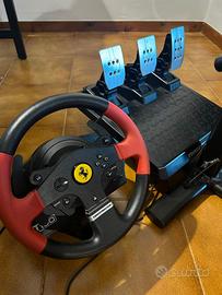 volante guida thrustmaster t150 simulatore pedali
