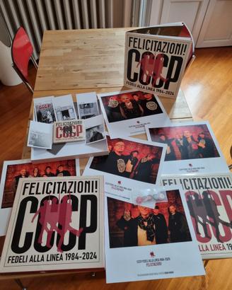 BOX   VINILI CCCP  FELICITAZIONI + foto HARARI