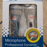 2 Microfoni dinamici WYNGER WG-248 e WG 2008