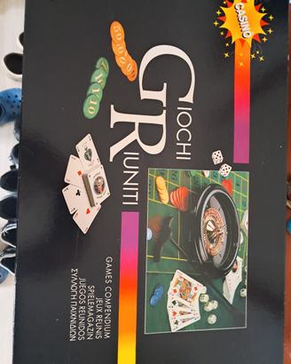 gioco scatola da tavolo casinò roulette tappeto 