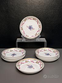 8 piattini multiuso Ginori decoro Rapallo