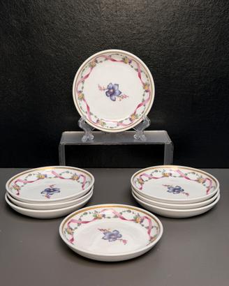 8 piattini multiuso Ginori decoro Rapallo