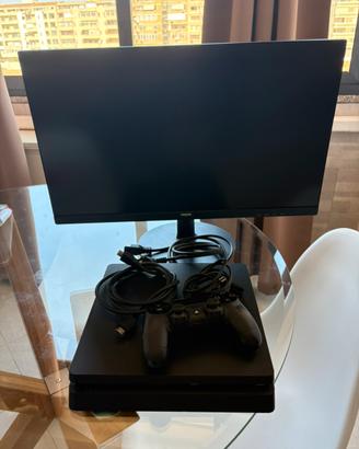 PlayStation 4 slim e monitor