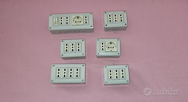 Idrobox Bticino prese bipasso scuko magnetotermico