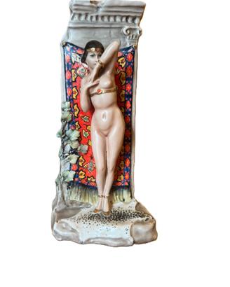Rara Statuina Art Déco Arturo Pannunzio - Ceramica