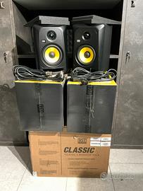 Coppia monitor da studio biamplificati KRK