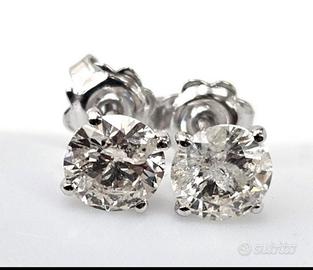 orecchini diamante 1,02 carati