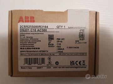 Interruttore differenziale 16A ABB