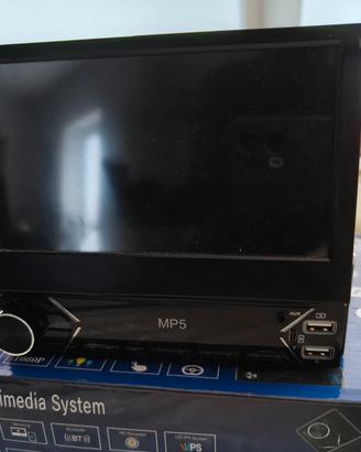 Autoradio stereo monitor 7" a scomparsa