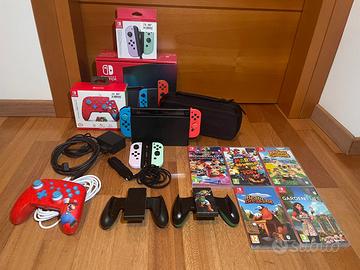 Nintendo Switch con giochi e Accessori