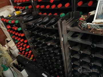 Bottigli di vino da 0,75 vuote e lavate