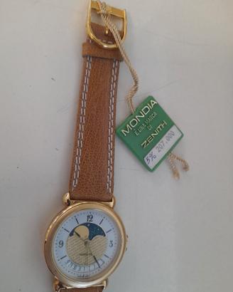 Mondia Fasi Lunari Vintage NOS Zenith - Nuovo Tag
