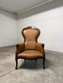 Poltrona vintage in pelle