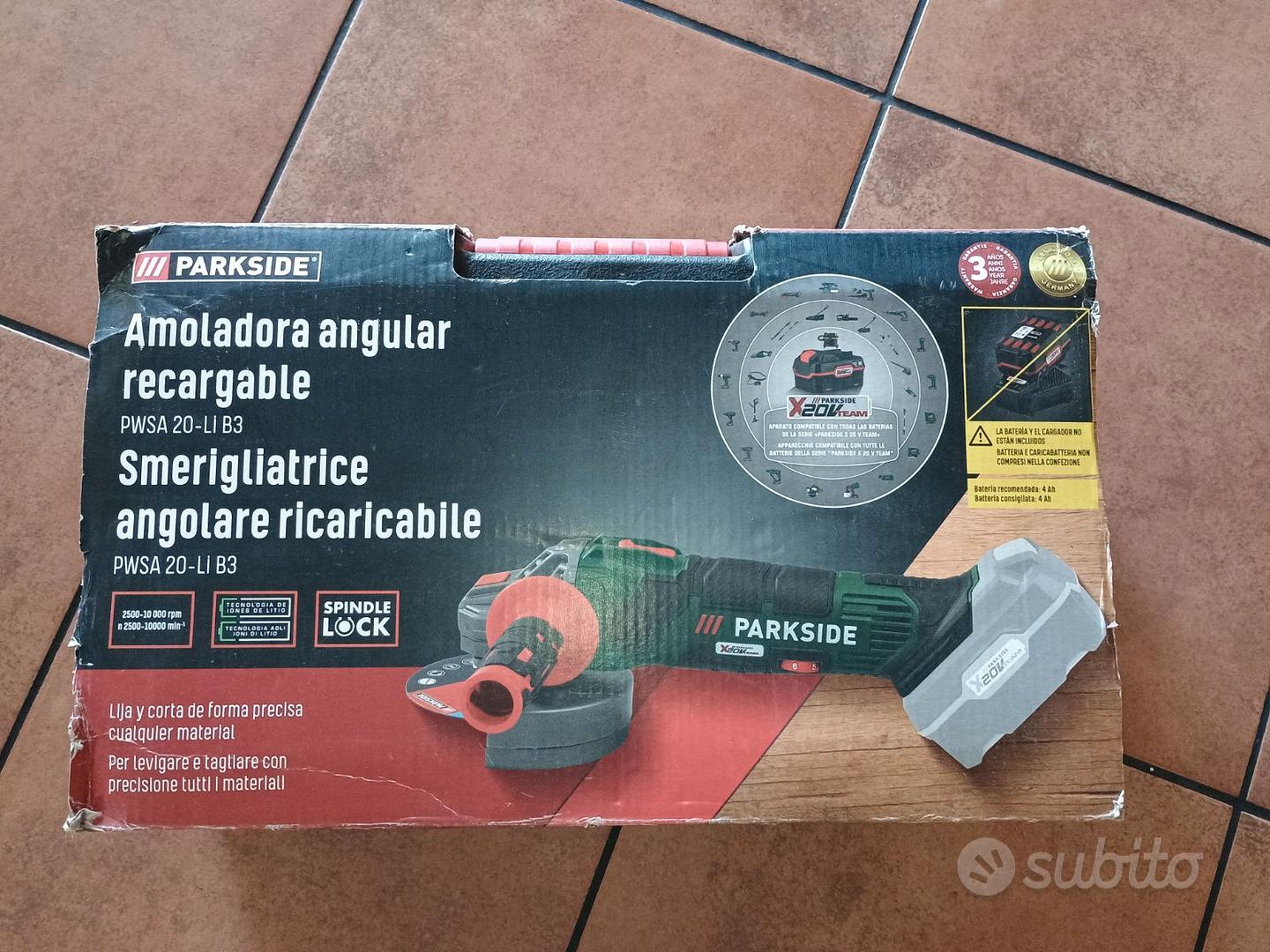 Smerigliatrice a batteria Parkside - Giardino e Fai da te In vendita a  Reggio Calabria