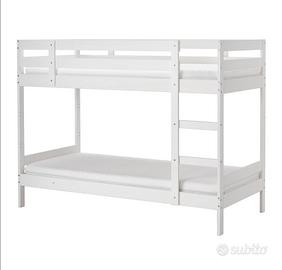 Struttura per letto a castello bianco MYDAL