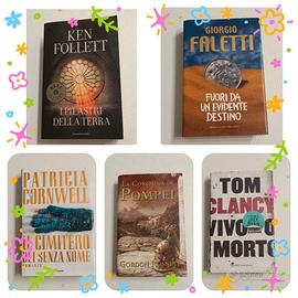 Libri vari titoli, tenuti benissimo a 6 € l'uno