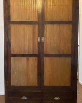 Armadio in Legno Massello e Bambù - Maison du Mond