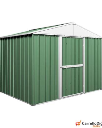 Box baracca lamiera Acciaio 275x175cm verde