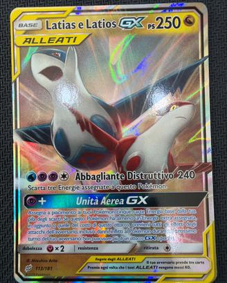 Pokemon Latias e Latios GX 113/181