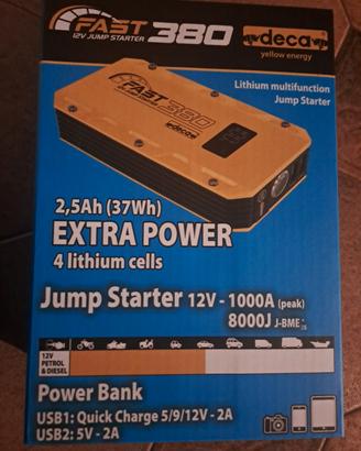 avviatore portatile auto a batteria