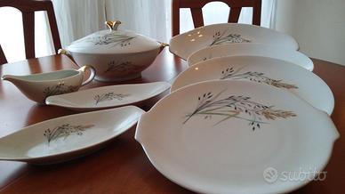 Servizio PIATTI  PORCELLANA+ TAZZE CAFFE' per 10