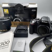 Nikon D3300 + Obiettivo 18-55mm - Kit Completo