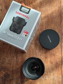 Samyang AF 14mm F2.8 EF – Canon EF – Pari al nuovo