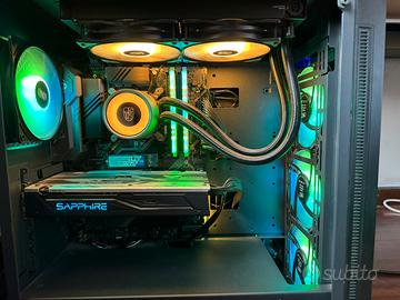 Vend pc gaming assemblato+tastiera gaiming+monitor